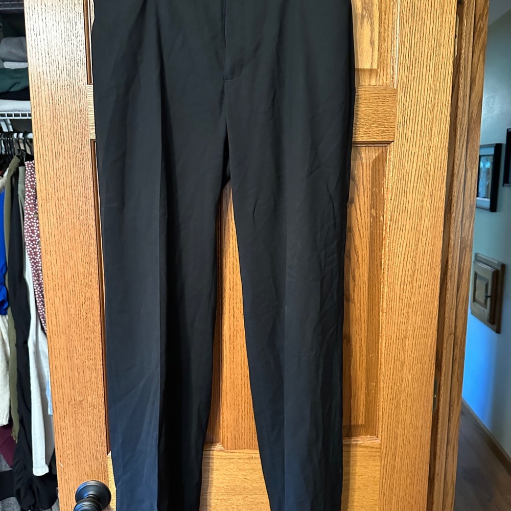 Banana Republic Black Dress Pants Straight-Leg